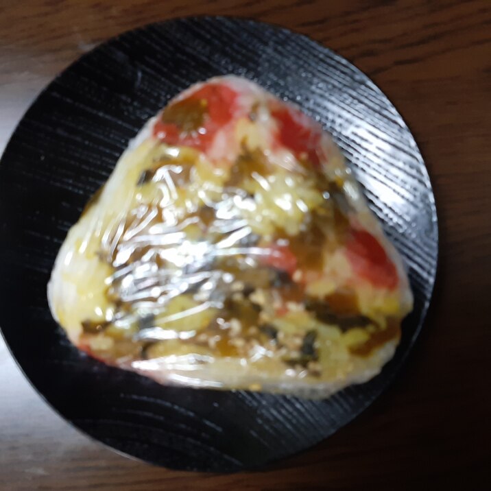 おにぎりアレンジ 梅干&高菜漬け